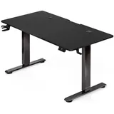 CASARIA Höhenverstellbarer Schreibtisch Schwarz