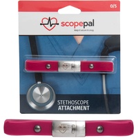 ScopePal Clip für Stethoskope, Stethoskop-Clip für Ärzte, Krankenschwestern, Medizinstudenten, Stethoskop-Zubehör kompatibel mit 3M Littmann Classic III, Lightweight II S.E, und mehr, Rosa