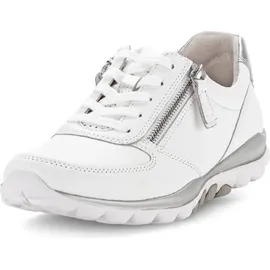 Gabor Sneaker Low Damen Weiß/Silber 41
