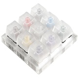 OWENRYIN Cherry MX Switch Tester Switch Sampler Mechanische Tastaturen Kailh Box 9-Key Switch Testing Tool mit Acrylbasis für mechanische Tastaturen