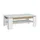 Sconto Couchtisch Calabria Weiß Eiche 110 x 43 x 67 cm