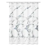 KLEINE WOLKE Duschvorhang Marble 240 x 180 cm grau
