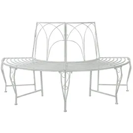 vidaXL Baumbank 160 x 80 x 89 cm Antik Weiß