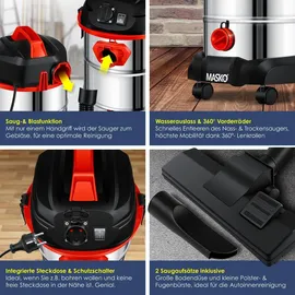Masko Industriestaubsauger 30L