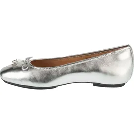 FitFlop Delicato Bow Soft Ballerina IH2-011, Women Ballerinas für Damen, silber, Größe 37 EU