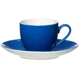Ritzenhoff & Breker Doppio Espressotasse mit Untertasse Indigo Blau