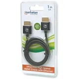 Manhattan High Speed Kabel HDMI zu (1 m, HDMI), Video Kabel
