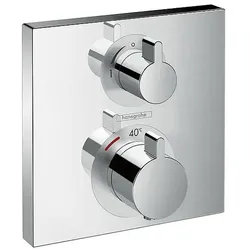 Unterputz Ecostat Square Hansgrohe, 1 Verbraucher, chrom - 15712000
