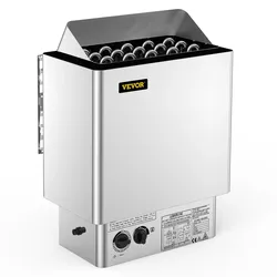 VEVOR Saunaofen Saunaheizgerät Sauna Ofen elektrisch Saunaheizung 9 kW Edelstahl