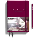 Leuchtturm1917 Some lines a day 5-Jahres-Buch Medium A5, Port Red