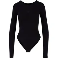 URBAN CLASSICS Ladies Stretch Jersey Longsleeve Body - Schwarz - S