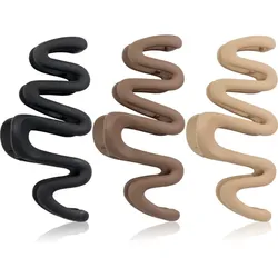 Brushworks Wave Claw Clips Haarspange 3 St.