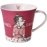 GOEBEL Künstlerbecher Barbara Freundlieb Ich muss gar nix aus Fine Bone China, Maße: 13cm x 10cm x 9,5cm, 27-001-06-1