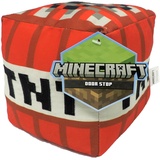 Puckator Minecraft TNT Türstopper, Türsack, dekorativer Türpuffer für Boden, Stoff, offizielle Lizenz, TNT Minecraft Motiv, für Innen