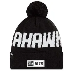 New Era Bommelmütze ONF19 Sport Knit schwarz Seattle Seahawks