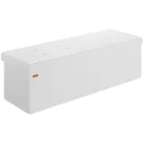 DEUBA Sitzbank Faltbar Weiß 115 x 40 x 40 cm