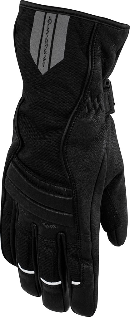 Rusty Stitches Bianca, gants imperméables pour femmes - Noir - L