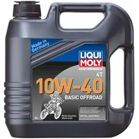 LIQUI MOLY Motorbike 4T 10W-40 Basic Offroad | 4 L | Motorrad 4-Takt-Öl | Art.-Nr.: 3062,