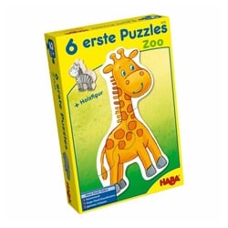 Haba Puzzle 6 Erste Puzzle Zoo 13-tlg., 12 Puzzleteile bunt