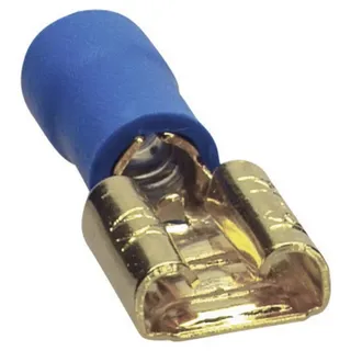 SINUSLIVE Car HiFi Flachstecker 10er Set 2.5 mm2 6.3 mm vergoldet