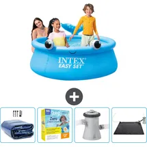 Intex runder aufblasbarer Easy Set-Pool – 183 x 51 cm – Wal – im Lieferumfang enthalten Accessoire CB11