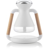 InnovaGoods - 3-in-1 Luftbefeuchter, Aroma Diffuser, Kabelloses Ladegerät, Leise Betriebsweise, Schnellladefunktion, 230 ml Kapazität, Bunt, ABS PET