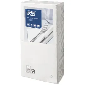 TORK 477414 Soft Lunchservietten weiß Advanced 3-lagig = 10 x 150 serviettes,