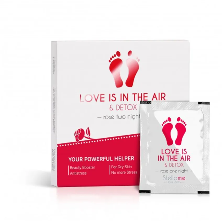 Stella Me Love is in the air & Detox Foot pads, Rose 2 night Detox  (2 pc)