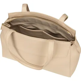 Valentino Fae Re Shopper Kunstleder Beige/Gold