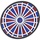 CARROMCO ELEKTRONIK DARTBOARD STRIKER-601, mit ADAPTER, 2-Loch Abstand