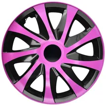 NRM KO244 Radzierblende Draco CS, Schwarz/Rosa, 16 Zoll, 4er Set