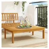 vidaXL Gartentisch 100x60x30 cm Massivholz Akazie