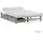 Homestyle4u Holzbett 140 x 200 cm Grau