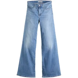 Levi's Weite Jeans "Jeans 318 SHAPING", Damen, Gr. 30, Länge 34, cool satisfaction, Denim/Jeans, Obermaterial: 74% Baumwolle, 24% Polyester, 2% Elasthan, weit knöchellang, Jeans, im Five-Pocket Style, Topseller