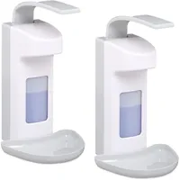 Relaxdays Seifenspender 500ml Grau