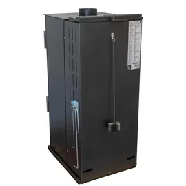 baba's stove Eco Mini Hybridofen Metall Schwarz