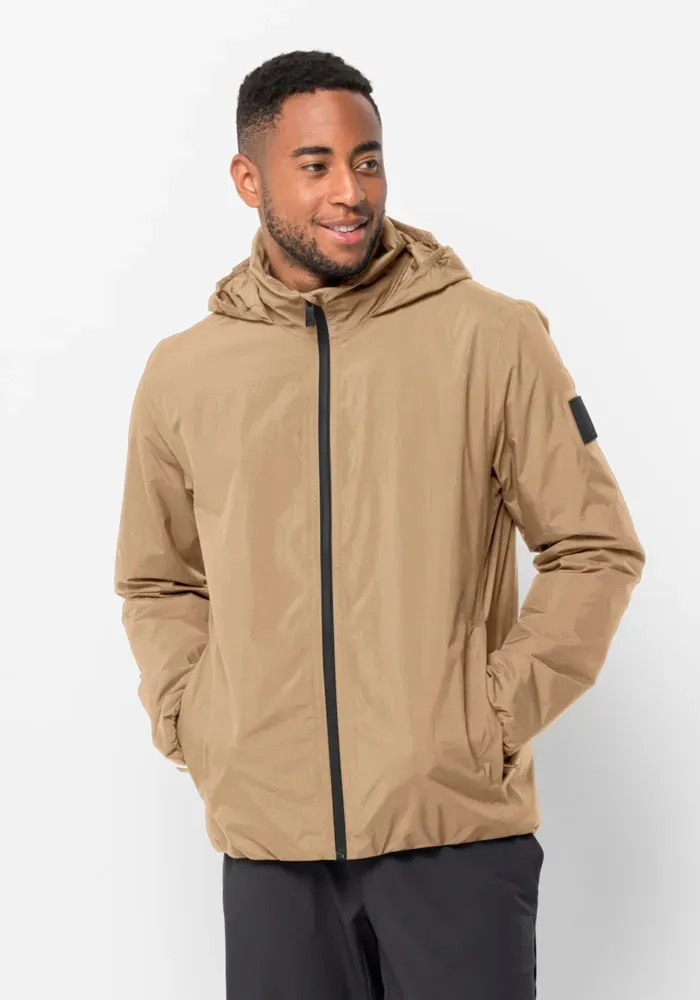 Jack Wolfskin Outdoorjacke »TEXTOR JKT M«, mit Kapuze Jack Wolfskin sand-storm XXL (58)