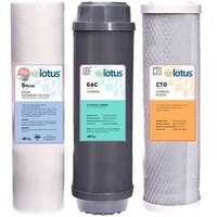 Aqualotus Standart Filterset 10 Zoll | Ersatzfilter für Osmoseanlagen