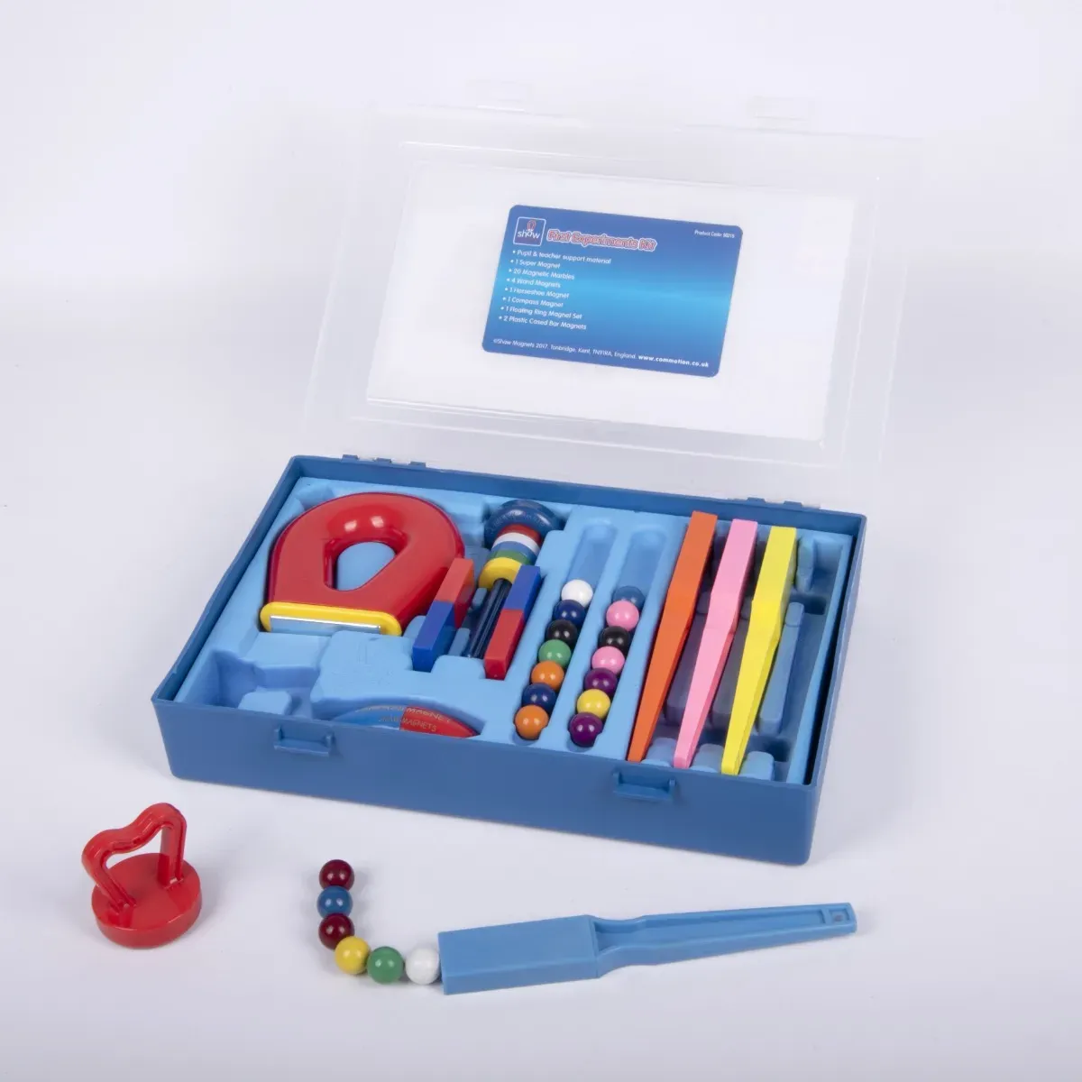 Magnet-Experimentierset fcr Kinder ab 5 Jahren, 16 Experimente, mehrfarbig, Kunststoff - Shaw Mein erstes Magnetset - Aufbewahrungskoffer
