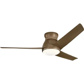 Licht-Erlebnisse RESI 0 cm Deckenventilator Braun