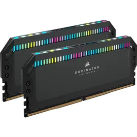 Corsair Dominator Platinum RGB (2 x 16GB, 5200 MHz, DDR5-RAM, DIMM), RAM, Schwarz