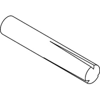 Industrial Quality Supplies DIN 1472 Passkerbstift, Edelstahl A1 6x18