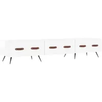 Furnicato TV-Schrank Hochglanz-Weiß 150x36x30 cm Holzwerkstoff