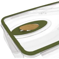 Biesse Set von 6 luftdichten Vorratsbehältern mit Ventil für Mikrowelle.Kunststoff