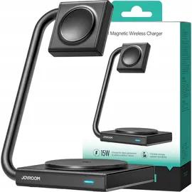 Joyroom 2-in-1 Magnetic Inductive Charger 15W (Black)