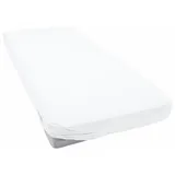 Primera Spannbettlaken Jersey-Elasthan 180 x 200 - 200 x 220 cm weiß