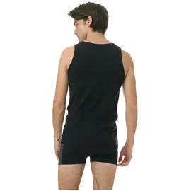 adidas Herren Unterhemden, 2er Pack - Tank Top, Active Flex Cotton ärmellos, einfarbig, Schwarz Baumwolle X-Large
