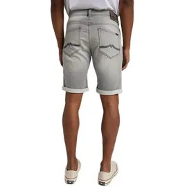 Mustang Jeans-Short Chicago in grau mit Kontrastnähten-W28