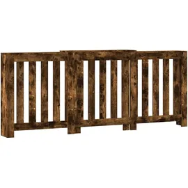 vidaXL Heizkörperverkleidung Räuchereiche 205x21,5x83,5 cm