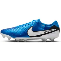Nike Tiempo Legend 10 Elite FG Sneaker, Soar/White, 45.5